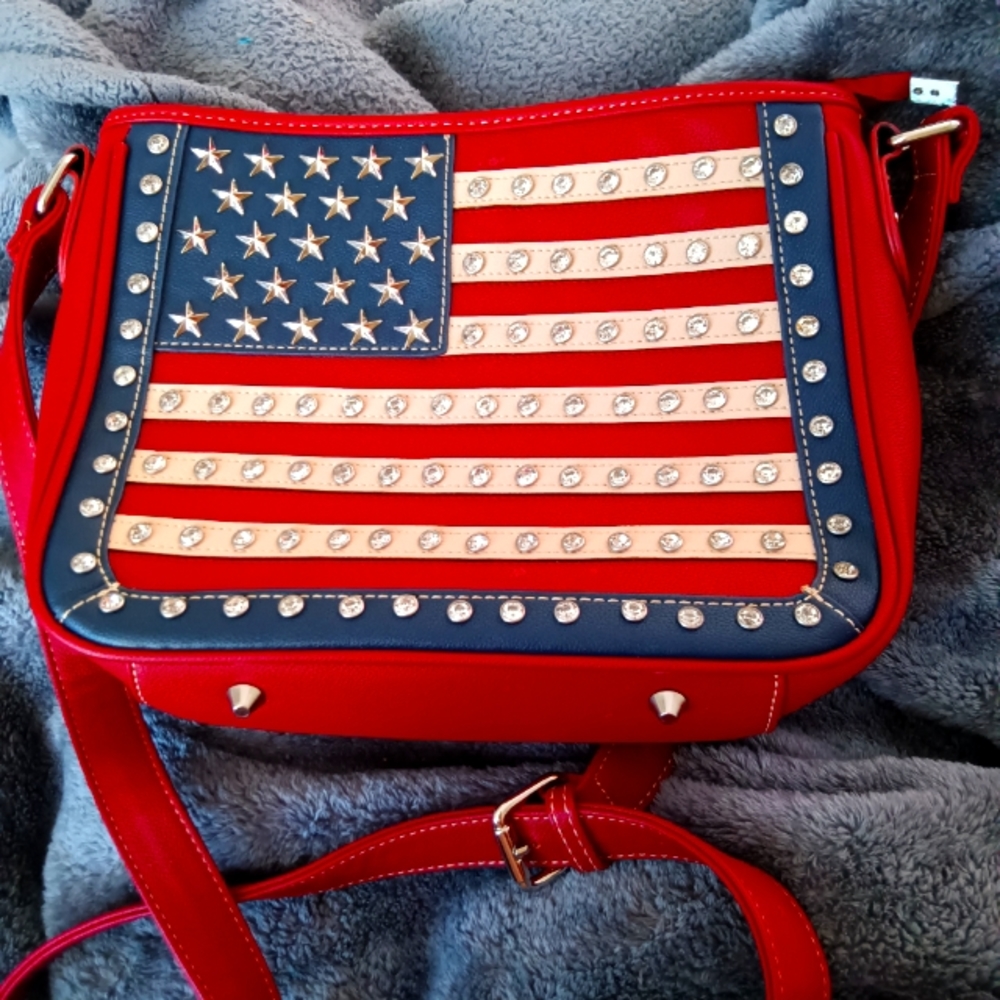 Montana West American crossbody purse